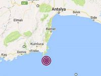 Antalya açıklarındaki deprem…