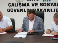 Kayıt dışı işçiliğin önlenmesi için protokol imzalandı