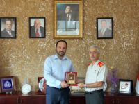 Tuğgeneral Algan’dan İskele Belediye Başkanı Sadıkoğlu’na ziyaret