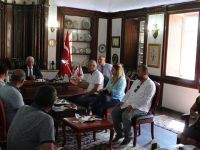 Özçınar, DABB Heyetini kabul etti