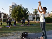 Lefkoşa’da sokak hayvanları yararına yoga etkinliği…