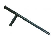 Sinirden cop ile araca vurdu!