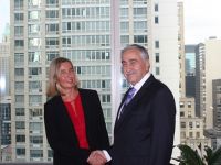 Akıncı New York’ta Mogherini’yle görüştü