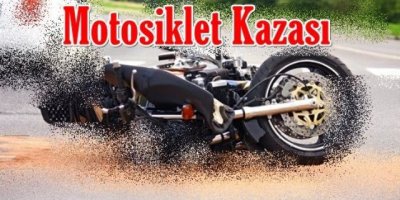 Motosikletle bisiklet çarpıştı: 1 kişi ağır yaralı