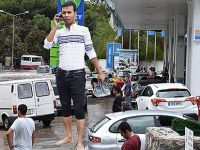 Lefkoşa yağmura teslim