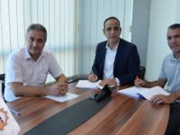 Haspolat Köyü İçme Suyu şebekesi yenileme projesi ihalesi tamamlandı, imzalar atıldı