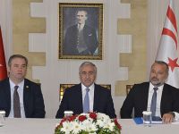 Akıncı, İzmir Buca Belediye Başkanı Levent Piriştina ve Beraberindeki Heyeti kabul etti