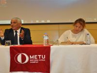 Özçınar, ODTÜ öğrencilerine Güzelyurt’un imar planını anlattı