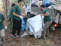 Ayluga Göleti’nde çevre temizliği yapıldı