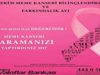 Kıbrıs Vakıflar Bankası, meme kanseri farkındalık ayı kapsamında etkinlik düzenledi