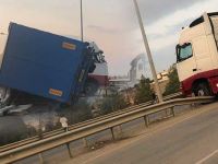 Alayköy'de Tır kazası