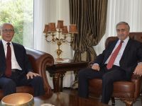 Akıncı, 2. cumhurbaşkanı Talat’la görüştü