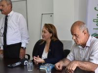 Besim, Lefke bölgesindeki sivil toplum örgütlerinin temsilcileriyle bir araya geldi