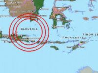 Endonezya'da 5,7 büyüklüğünde deprem