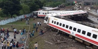 Tayvan'daki tren kazasında ölenlerin sayısı 18'e, yaralananların sayısı 187'ye çıktı