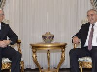 Büyükelçi Kanbay Akıncı’ya veda ziyaretinde bulundu