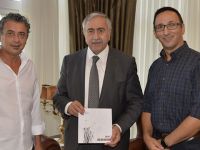 Akıncı, DAÜ Görsel Sanatlar ve Görsel İletişim Tasarımı Bölümü yetkililerini kabul etti