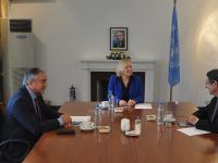 Akıncı ile Anastasiadis bir araya geldi