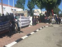 KTOEÖS eylem ve grev yaptı