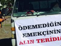 Müteahhitler Lefkoşa’da araçlı eylem yapıyor