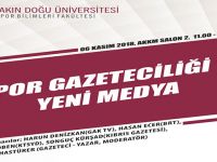YDÜ Spor Bilimleri Fakültesi'nde Spor Gazeteciliği ve Yeni Medya Konulu Panel