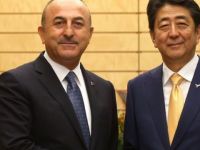 Çavuşoğlu Japonya Başbakanı Abe ile görüştü