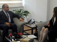 Büyükelçisi Başçeri, YÖDAK Başkanı Büke’yi kabul etti