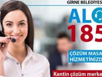 Girne Belediyesi “Alo 185 Çözüm Masası” 7/24 hizmete başladı