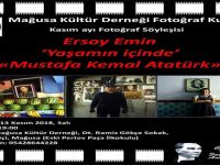 MKD Fotoğraf Kulübü aktivitelerine “Yaşamın içinde Mustafa Kemal Atatürk Fotoğraf Söyleşisi” ile devam ediyor