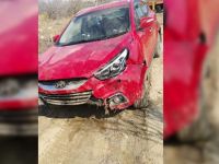 Korkutan kaza ucuz atlatıldı