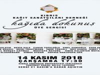 Kıbrıs Kağıt Sanatçıları Derneği “Kağıda Dokunuş” sergisi açıyor