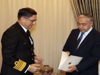 Cumhurbaşkanı Akıncı, Oramiral Özbal’ı kabul etti