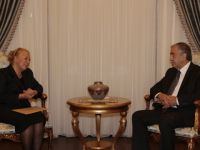 Cumhurbaşkanı Akıncı, Kıbrıs Bahaileri’ni temsilen Suzan Merter başkanlığındaki heyeti kabul etti