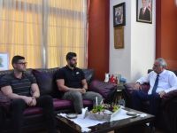 Güngördü sporcuları kabul etti