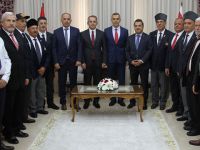 Uluçay, Türkiye’den gelen Harp Malulu ve Gaziler Heyetini kabul etti