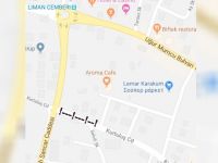 Girne'de trafiğe kapalı cadde!