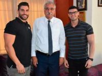 Güngördü sporcuları kabul etti