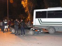 Otobüsün altına girdi