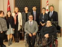 Baybars, Engelli Hizmetleri Koordinasyon Kurulu heyetini kabul etti