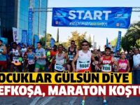 Lefkoşa maratonu koşuldu