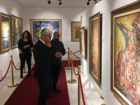 T.C. Lefkoşa Büyükelçiliği Eğitim Müşaviri Harun Fatsa Kıbrıs Modern Sanat Müzesi'ni Ziyaret Etti…