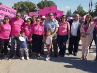 “Meme Kanserinde Farkındalık Yürüyüşü Akdoğan'da düzenlendi”