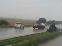 Lefkoşa – Mağusa anayolunda 2 araç çarpıştı