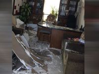 Okulun damı çöktü!