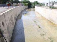 Göçmenköy Deresi taşmak üzere