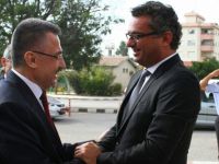 Cumhurbaşkanı Yardımcısı Fuat Oktay, Erhürman’a sel felaketi nedeniyle geçmiş olsun dileklerini iletti