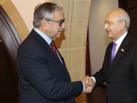 Akıncı  Kılıçdaroğlu’nu kabul etti