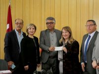 Kuaförler Birliği ve Güzellik Uzmanları Birliğinden Kalkanlı Yaşam Evi için bağış