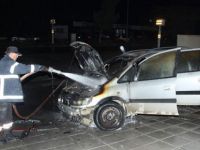 Elektrik kontağı aracı kül etti