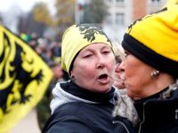 Brüksel'de "göç karşıtı" gösterilerde 90 gözaltı